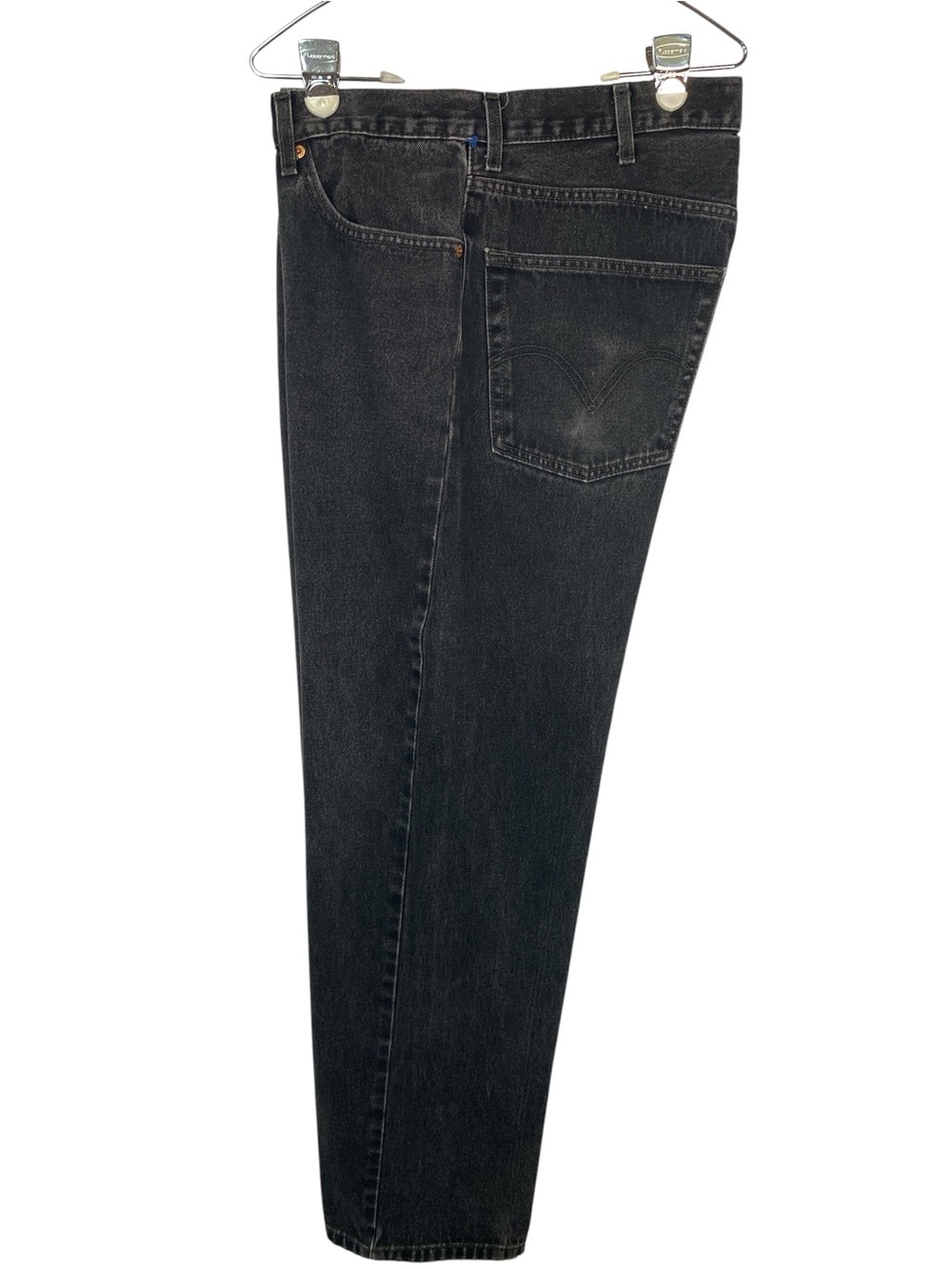 Levi's 550 Relaxed Fit Black Denim Jeans Men’s 38x30